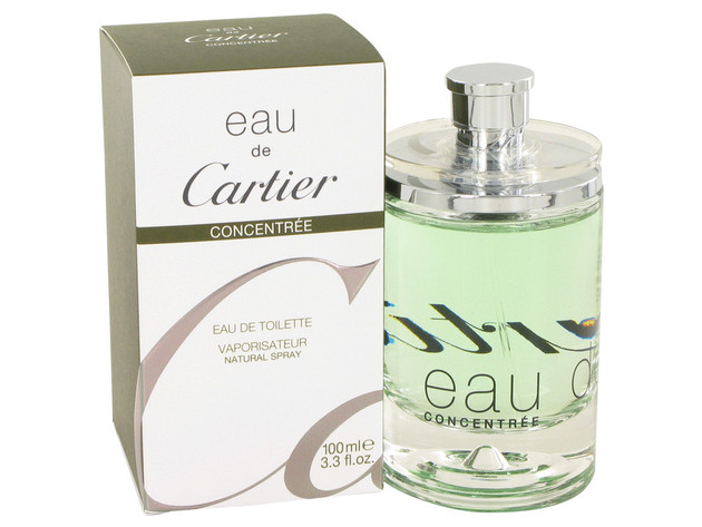 EAU DE CARTIER by Cartier Eau De Toilette Spray Concentree (Unisex) 3.4 oz for Men (Package of 2)