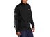 Champion Men's Logo-Stripe Track Jacket Navy Size Extra Large