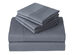 Kathy Ireland 6-Piece Brushed Microfiber Sheet Set (Dark Grey/Twin)