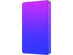 Slim Portable USB 3.0 External Hard Drive 1TB (Purple/Blue Gradient)