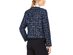 Calvin Klein Women's Tweed Frayed-Edge Jacket Blue Size 12