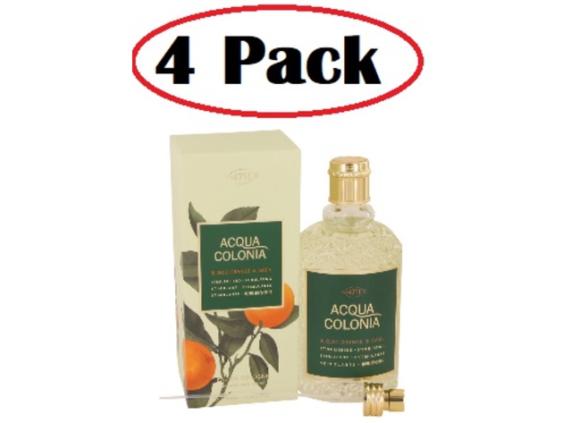 residu intern Flitsend 4 Pack of 4711 Acqua Colonia Blood Orange & Basil by 4711 Eau De Cologne  Spray (Unisex) 5.7 oz | StackSocial