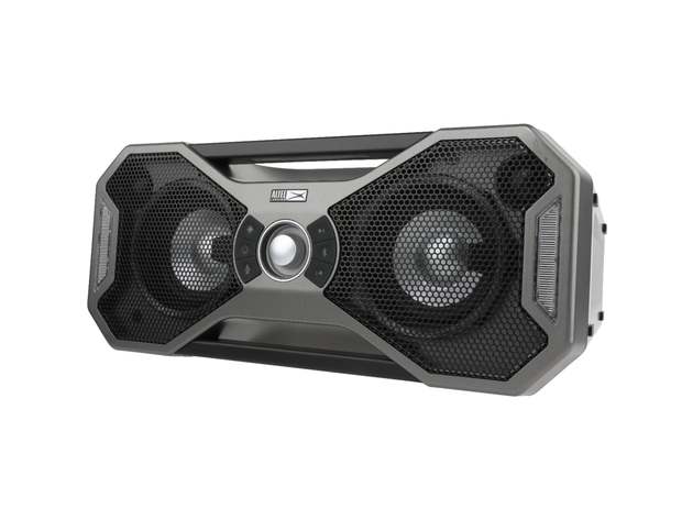 Altec Lansing Mix 2.0 Bluetooth Speaker, IP67, IMW997-STL, Steel Gray (Certified Refurbished)