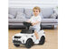 2-in-1 6V Kids Ride On Car Licensed Land Rover Toddler Push Car with Pedal White\Blue - White