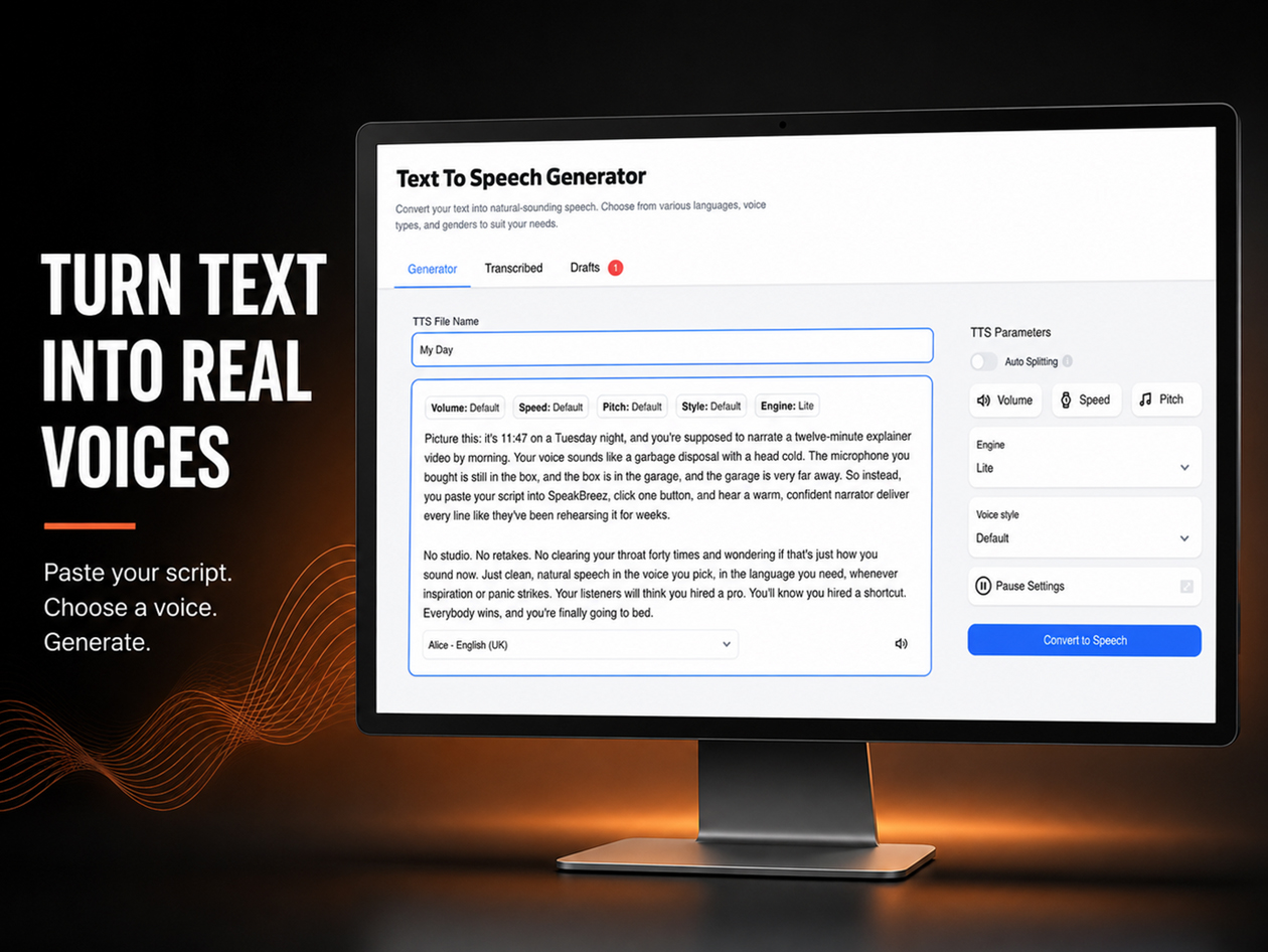 SpeakBreez Tier 3 Plan: Lifetime Subscription