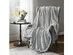 Spyder Flannel Ultra Plush Throw Blanket Interwoven Strength - Oversized Throw 50"x70" Grey