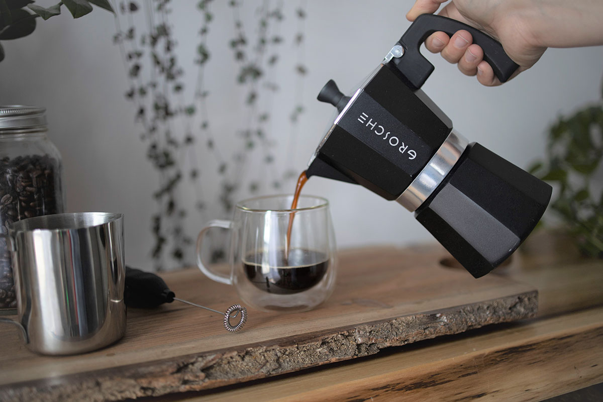 MILANO Stovetop Espresso Maker, on sale for $22.95 when you use coupon code DEC15 at checkout