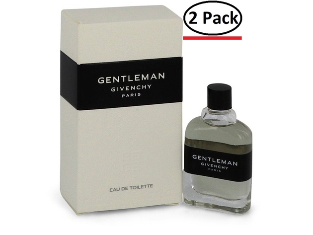 GENTLEMAN by Givenchy Mini EDT .20 oz for Men (Package of 2)