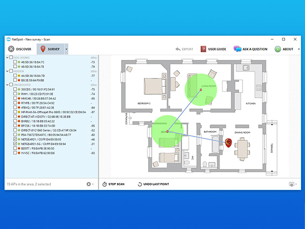 NetSpot Home Wi-Fi Analyzer: Lifetime Upgrades (Windows)