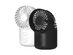 Cool Tunes Rechargeable Portable Fan with Bluetooth Speaker (Black & White/2-Pack