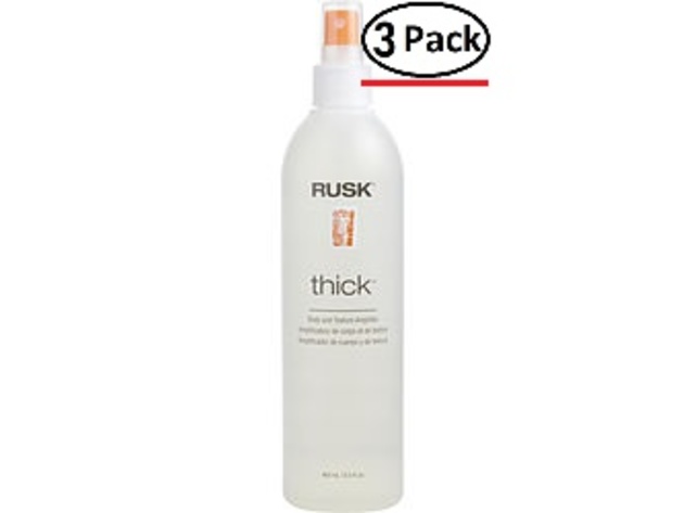 RUSK by Rusk THICK BODY AND TEXTURE AMPLIFIER 13.5 OZ (Package of 3)