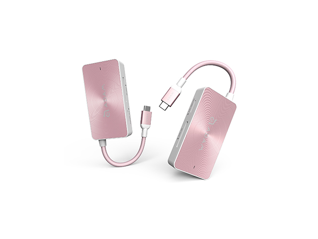 CASA Hub + PeAk USB Adapter Bundle (Rose Gold)