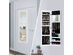 Costway Wall Door Mounted Mirrored Jewelry Cabinet Storage Organizer White