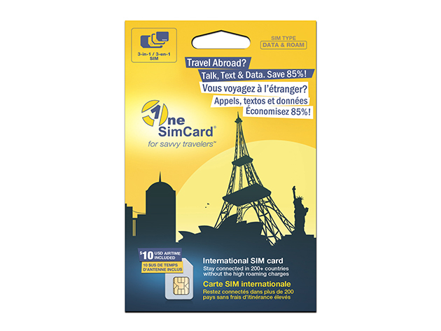 OneSimCard "Data & Roam" International SIM Card