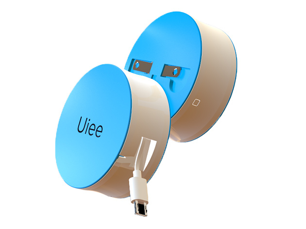 Uiee Portable Battery & Wall Charger Blue (MicroUSB)