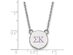 Sterling Silver Sigma Kappa Small Enamel Necklace