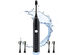 Smile Idol™ X7 Sonic Toothbrush (Black) With 4 Brush Heads