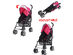 Costway Folding Lightweight Baby Toddler Umbrella Travel Stroller w/ Storage Basket - Pink