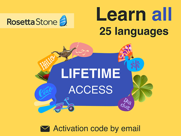 Enjoy a Lifetime Access to an Award-Winning Software with 25 Languages and 1,000+ Premium Courses