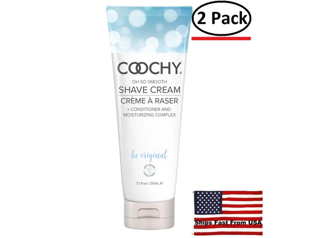 [ 2 Pack ] Coochy Shave Cream - Be Original - 7.2 Oz