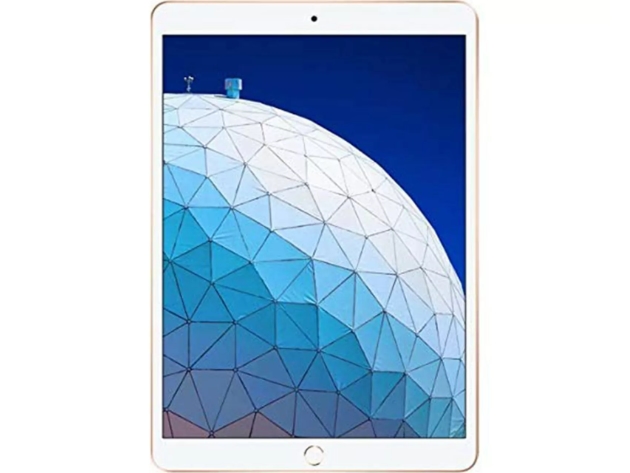 Apple iPad Air 10.5" (2019) 3rd Gen 64GB Wi-Fi Gold (Refurbished) & Accessories Bundle