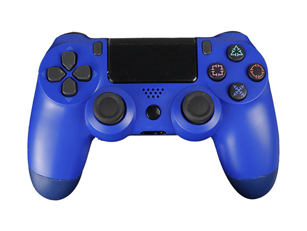 Wireless Bluetooth-Compatible PS4 Controller (Blue)