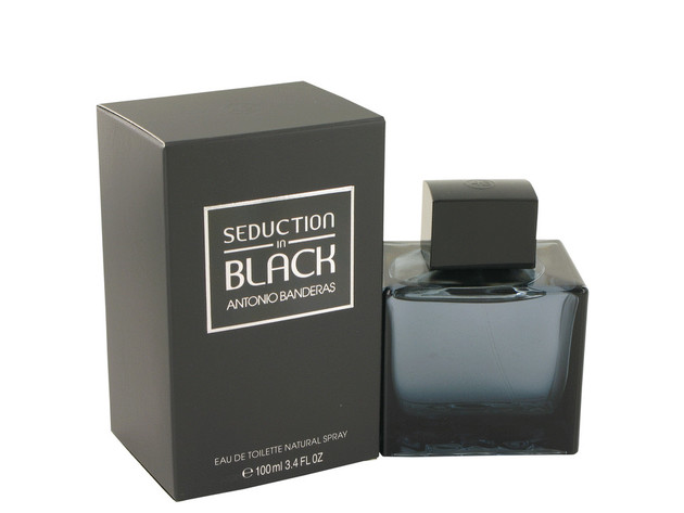 Seduction In Black Eau De Toilette Spray 3.4 oz For Men 100% authentic perfect as a gift or just everyday use