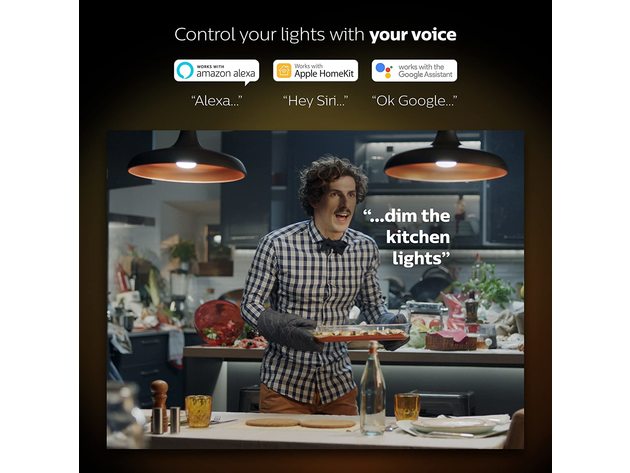 Philips Hue White and Color Ambiance GU10 Dimmable LED Smart Spot Light, 1 Bulb (Refurbished, No Retail Box)