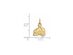 SS 14k Yellow Gold Plated NHL Colorado Avalanche XS (Tiny) Charm