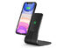 Home & Office Kit: Qi Charging Desk Stand (Black) + iPhone 11 Case