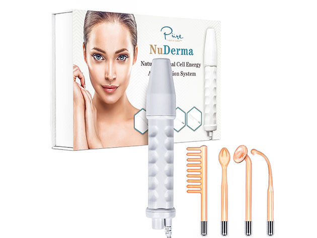 NuDerma Skin Therapy Wand 5-Piece Set