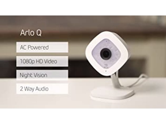 Arlo VMC3040-100NAS 1080p HD NightVision Security Camera Works with Alexa