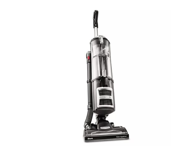 Shark NV71 Navigator DLX Upright Vacuum with 2XL Capacity Dust Cup and 11 Feet Hose, Black (New Open Box)