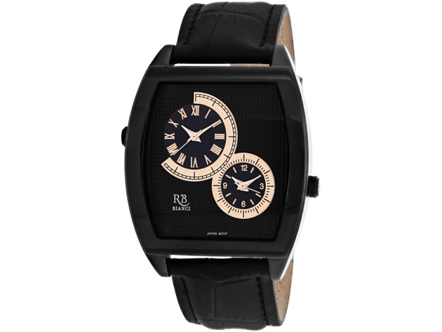 Roberto Bianci Men's Benzo Black Dial Watch - RB0742