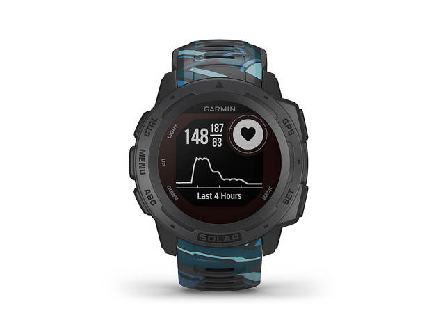 Garmin Instinct Solar GPS Smartwatch - Surf Blue