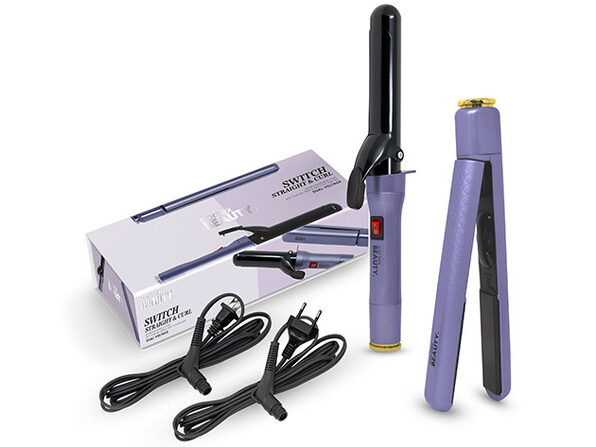 Cortex Beauty Switch Duo Flat Iron & Curling Iron Set (Lavender) - Product Image
