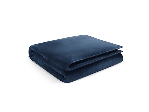 Home Collection Navy Weighted Blanket (15LB/60" x 80") | StackSocial