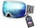 Wildhorn Cristo Ski Goggles Snow Goggles for Men, Women & Youth - White-IceBlue (New)
