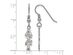 Sterling Silver Small Alpha Sigma Tau Dangle Earrings