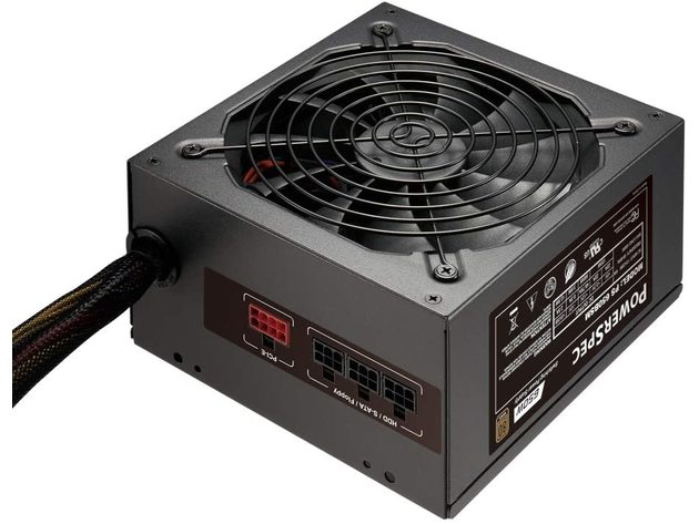 PowerSpec 650 Watt 80 Plus Bronze ATX Semi-Modular 135 Millimeters Power Supply (Used, Open Retail Box)