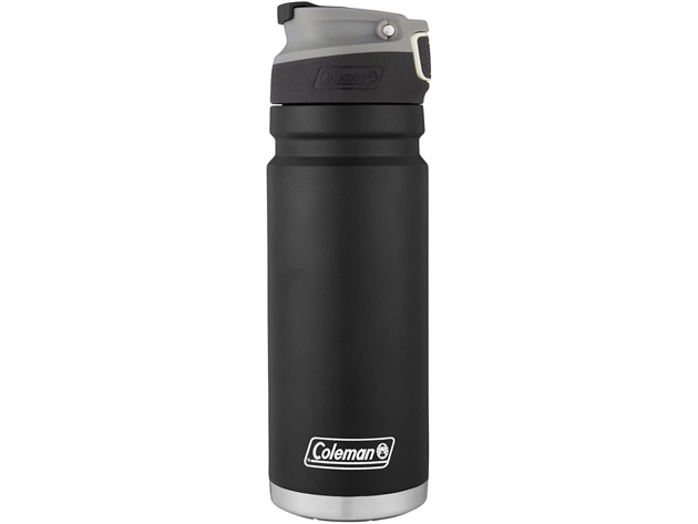 Coleman 2015790 ReCharge AUTOSEAL Insulated Stainless Steel Thermal Mug, Black, 20 oz. - Black