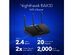 Netgear RAX30100NAS Nighthawk AX 5-Stream Dual-Band WiFi 6 Router with NETGEAR Armor