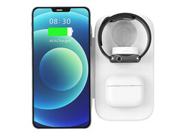 15W 3-in-1 Wireless Charger for Phone, Watch & Headphones