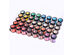 SHANY Loose Pearl Eye Shadow Glitter in Favorite Colors with Two Shadow Brushes - Set of 40 colors