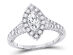1.25 Carat (ctw G-H, I1-I2) Marquise Diamond Engagement Ring in 14K White Gold - 7