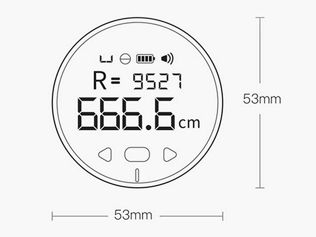 Electronic Tape Measure (2-Pack)