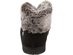 Acorn Womens Full Coverage Style Faux Fur Chinchilla Bootie Ii, Medium - Black