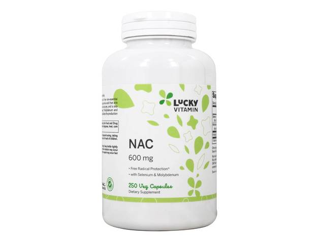 LuckyVitamin - NAC N-Acetyl Cysteine 600 mg. - 250 Veg Capsules