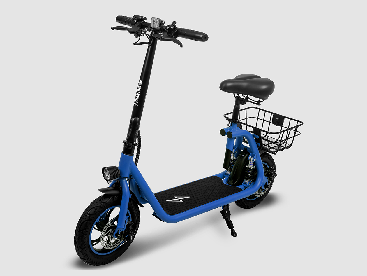 Phantom R1 Pro Seated e-Scooter (Blue)