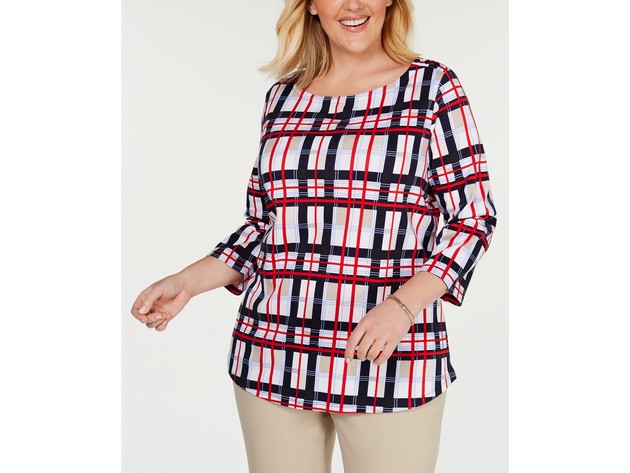 Women's plus size hot sale charter club tops